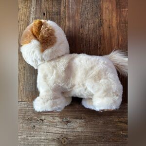 Gund Soft Cream and Tan Dog Plush